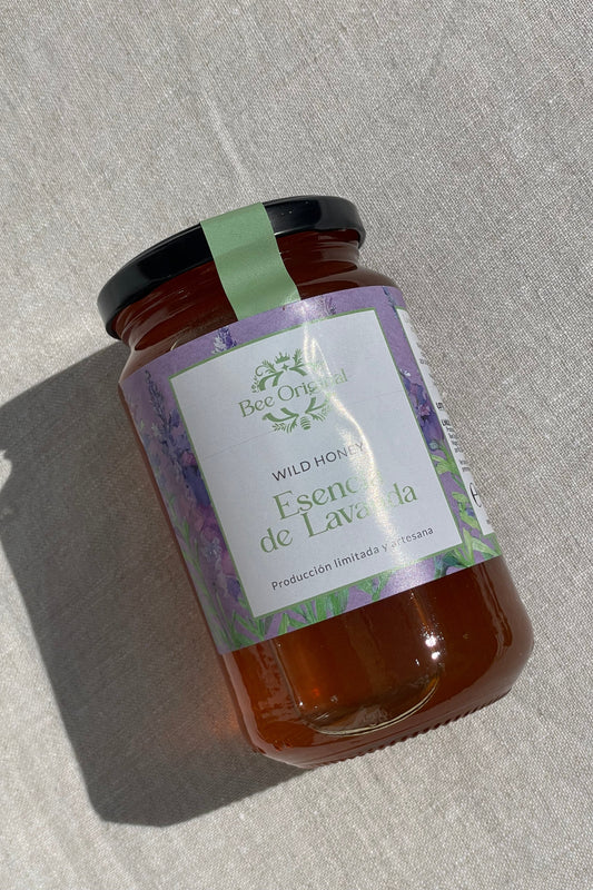 Miel Esencia de Lavanda - 500g . Miel gourmet floral y aromática